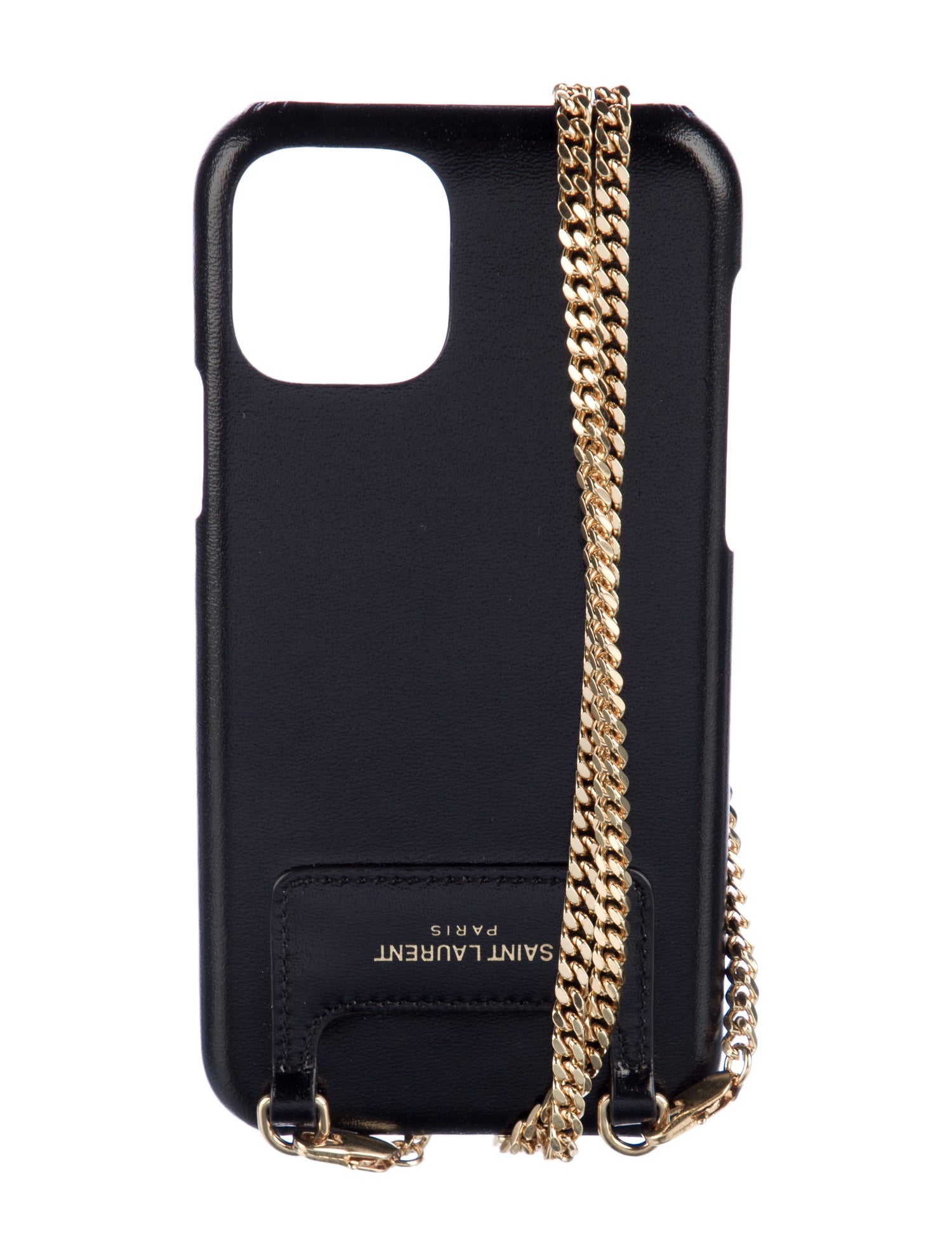 Saint Laurent Leather iPhone Case