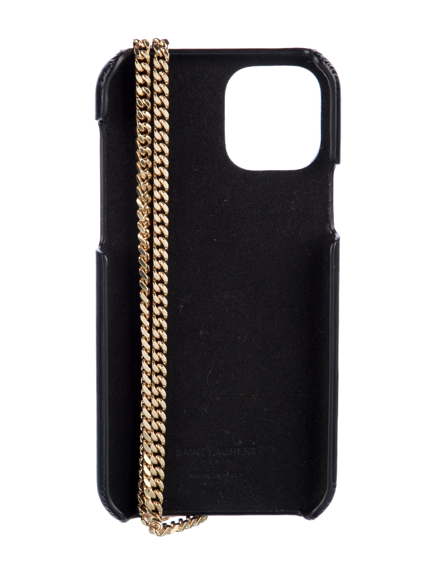 Saint Laurent Leather iPhone Case
