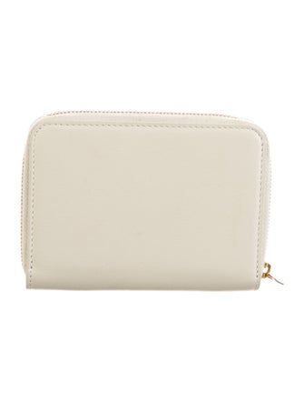 Saint Laurent 2020 Signature Logo Compact Wallet