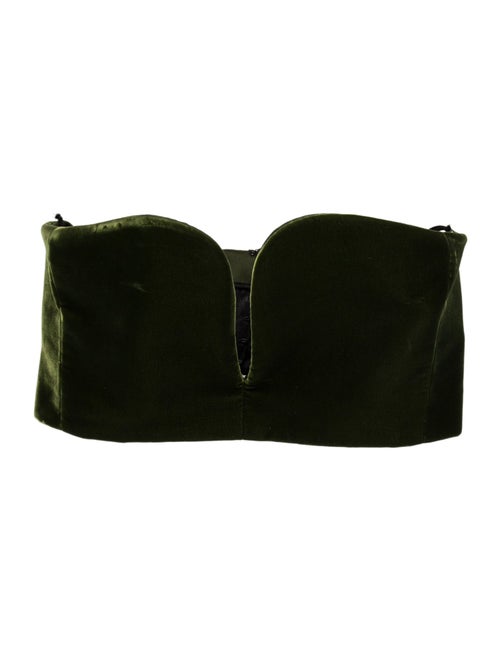 Saint Laurent 2022-2023 Strapless Crop Top