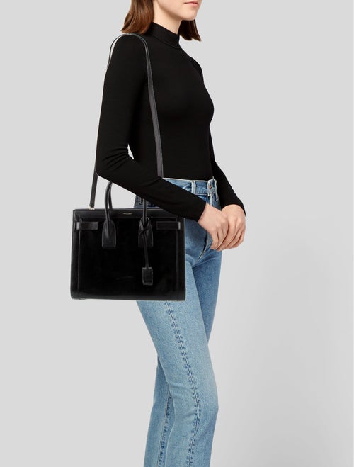 Saint Laurent Leather Sac De Jour Small