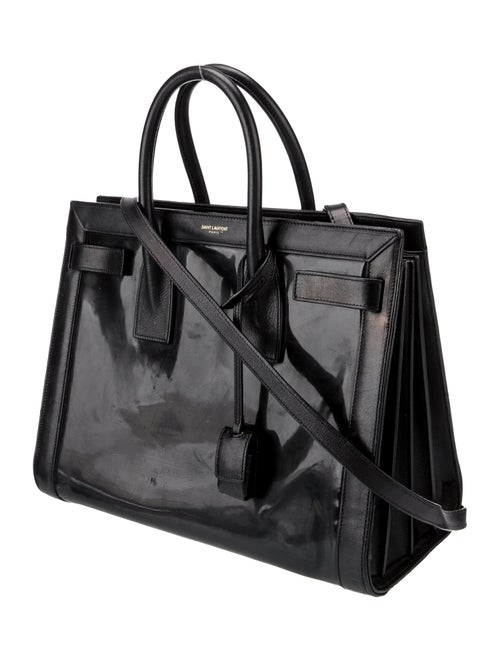 Saint Laurent Leather Sac De Jour Small