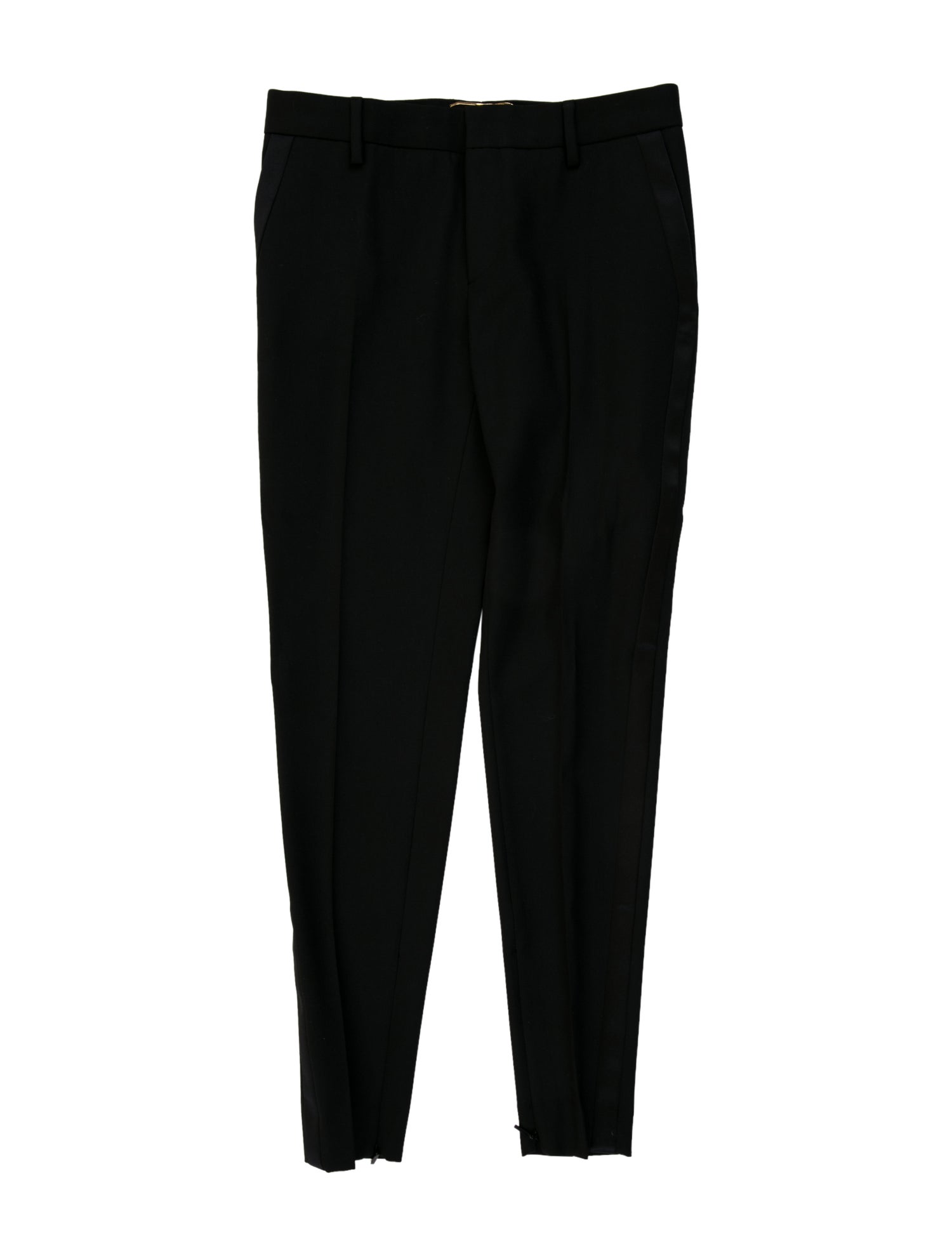 Saint Laurent Virgin Wool Skinny Leg Pants