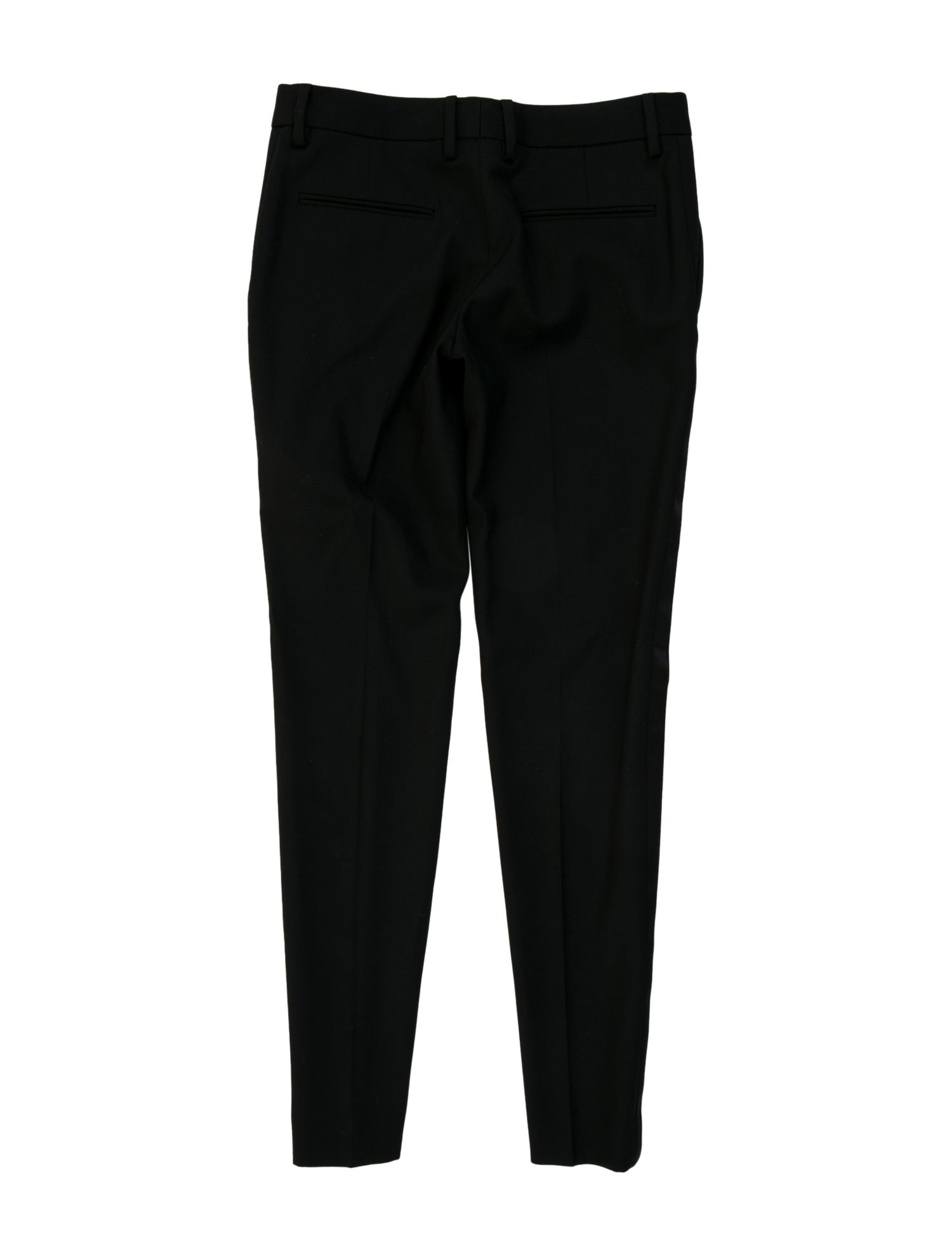 Saint Laurent Virgin Wool Skinny Leg Pants