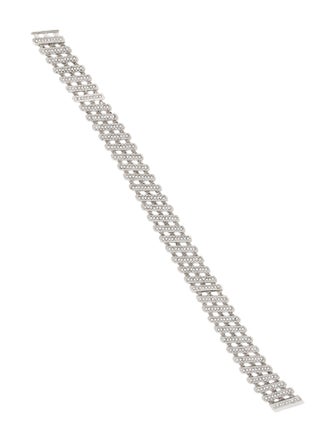 Saint Laurent Crystal Link Bracelet