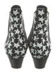 Saint Laurent Leather Printed Chelsea Boots