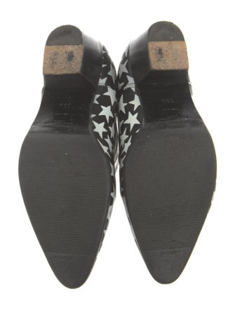 Saint Laurent Leather Printed Chelsea Boots