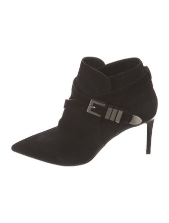 Saint Laurent Suede Western Boots