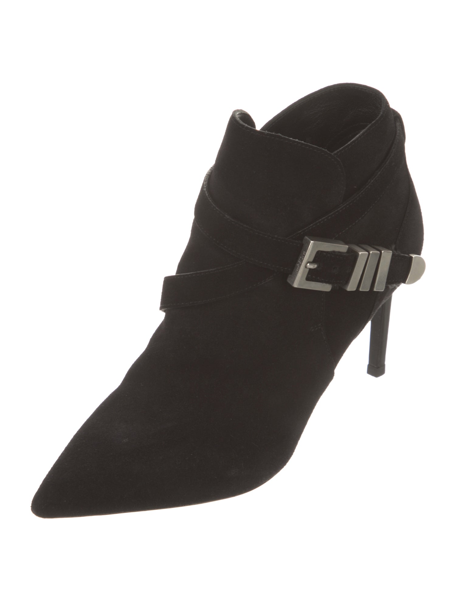 Saint Laurent Suede Western Boots