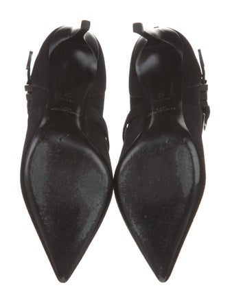 Saint Laurent Suede Western Boots