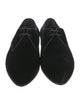 Saint Laurent Velvet Grosgrain Trim Derby Shoes