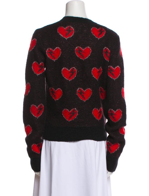 Saint Laurent Mohair Printed Sweater