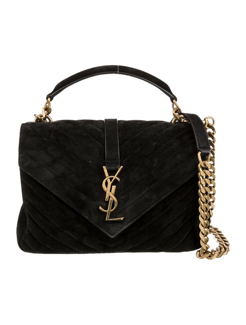 Saint Laurent Suede College