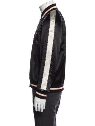 Saint Laurent 2018 Graphic Print Bomber Jacket