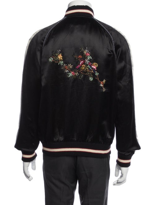 Saint Laurent 2018 Graphic Print Bomber Jacket