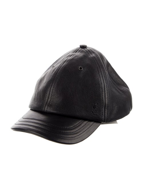 Saint Laurent Leather BaseBall Cap