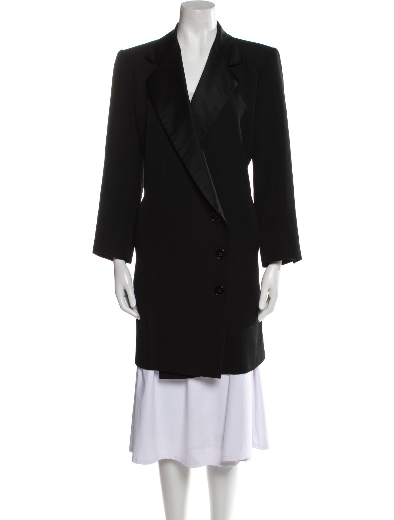 Yves Saint Laurent Rive Gauche Vintage 1980's Peacoat