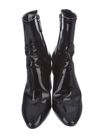 Saint Laurent Patent Leather Boots