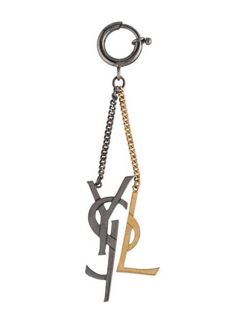 Saint Laurent Chain-Link Metal Keychain