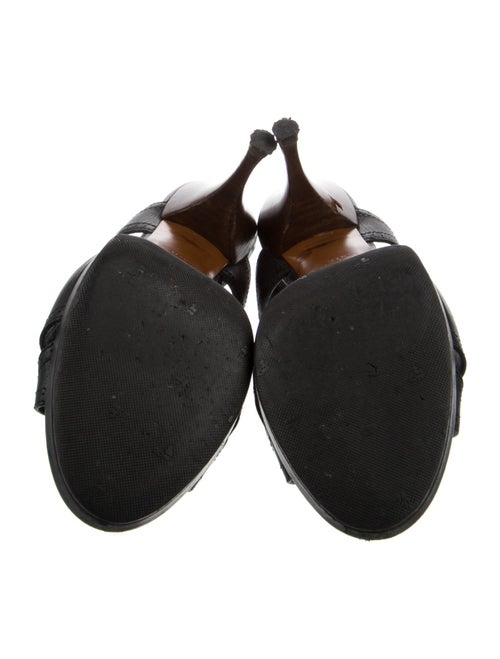 Yves Saint Laurent Leather T-Strap Sandals