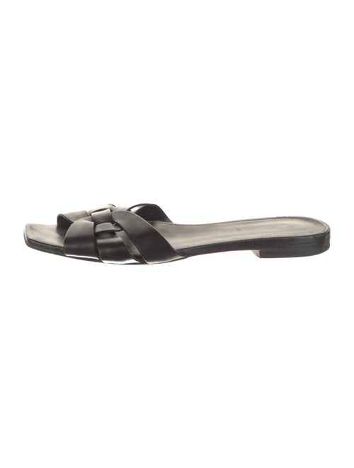 Saint Laurent Leather Slides