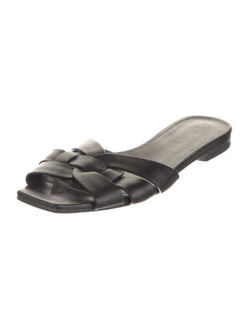 Saint Laurent Leather Slides