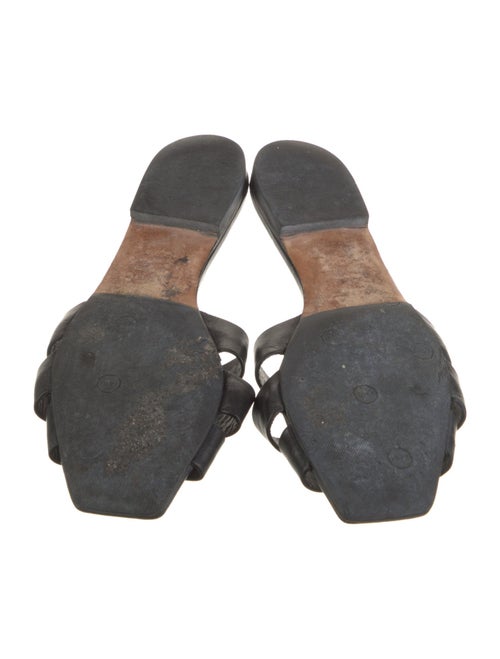 Saint Laurent Leather Slides