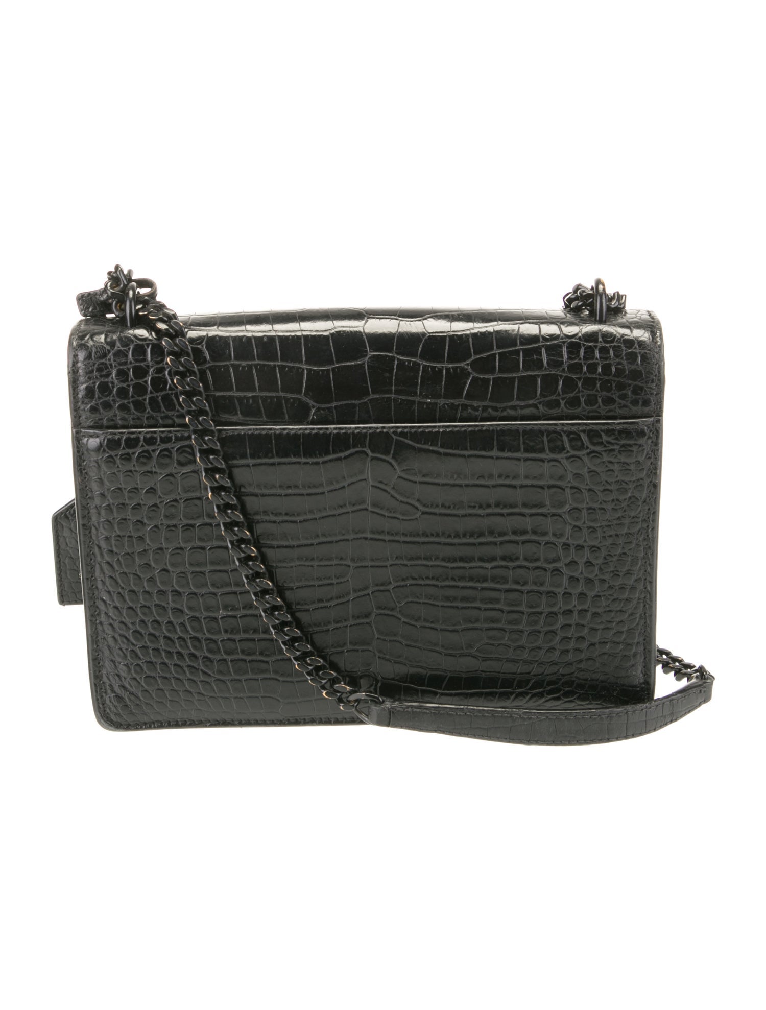 Saint Laurent Embossed Leather Sunset Medium