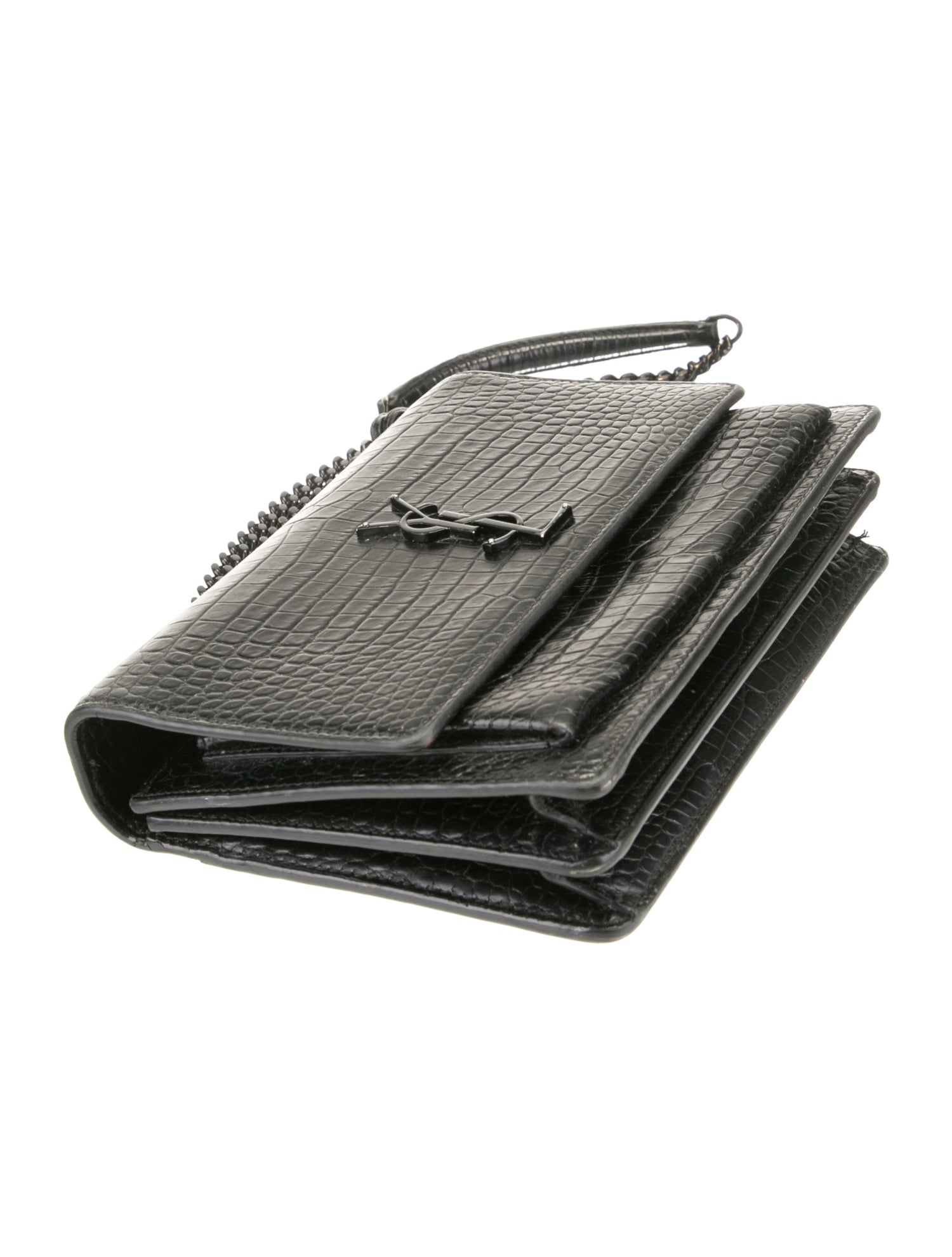 Saint Laurent Embossed Leather Sunset Medium