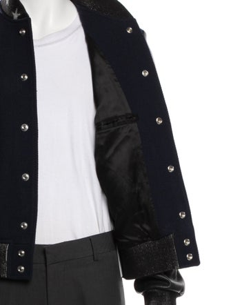 Saint Laurent 2016 Virgin Wool Varsity Jacket