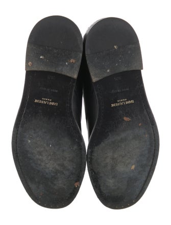 Saint Laurent Leather Combat Boots