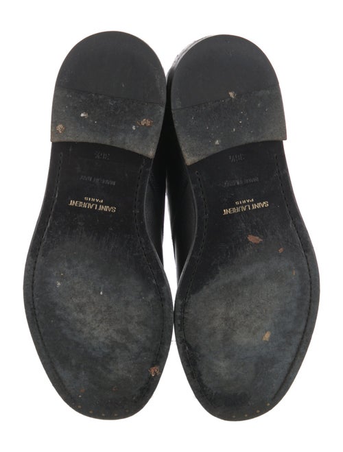 Saint Laurent Leather Combat Boots