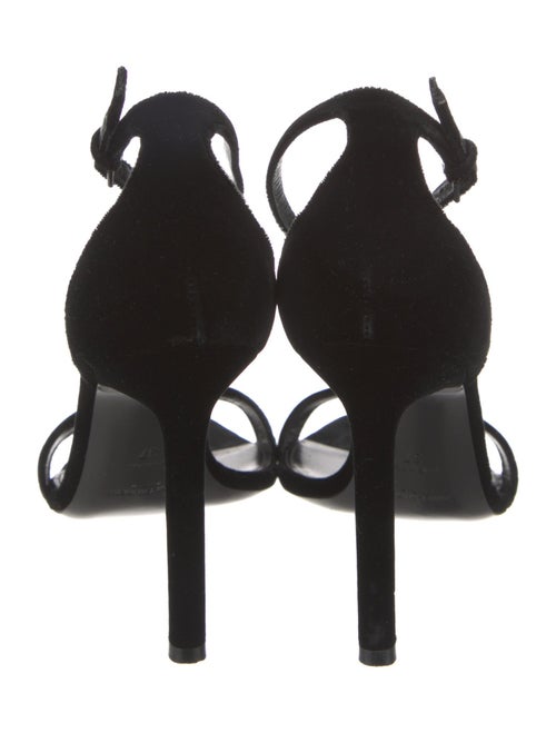 Saint Laurent Velvet Sandals