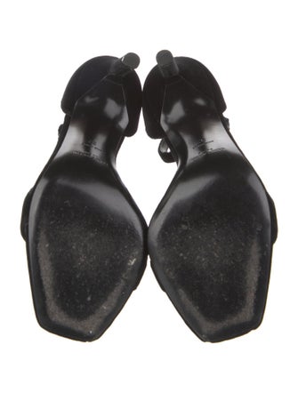 Saint Laurent Velvet Sandals