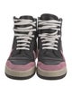 Saint Laurent Leather Colorblock Pattern Chunky Sneakers