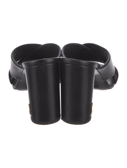 Saint Laurent Leather Slides