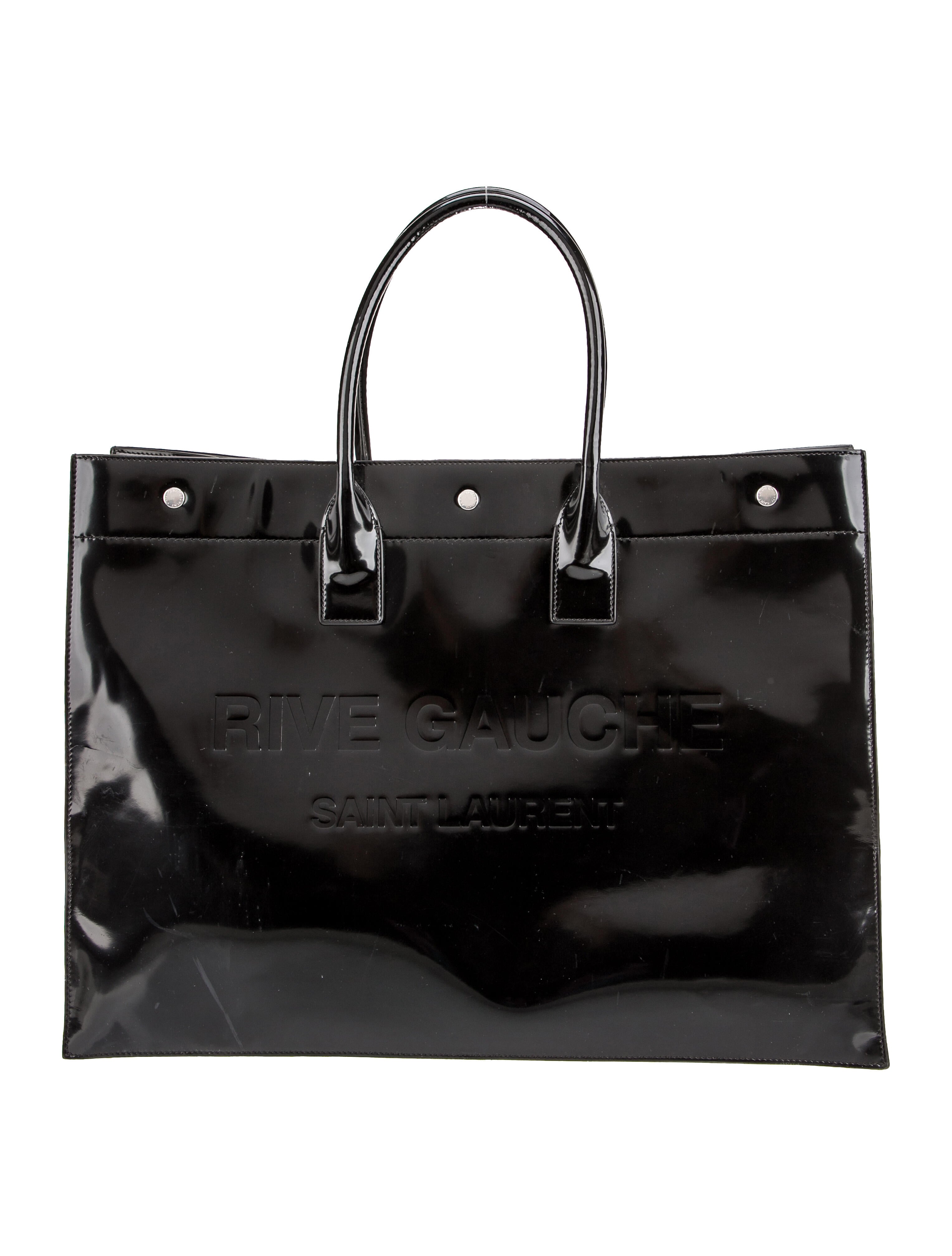 Saint Laurent Patent Leather Briefcase 2023