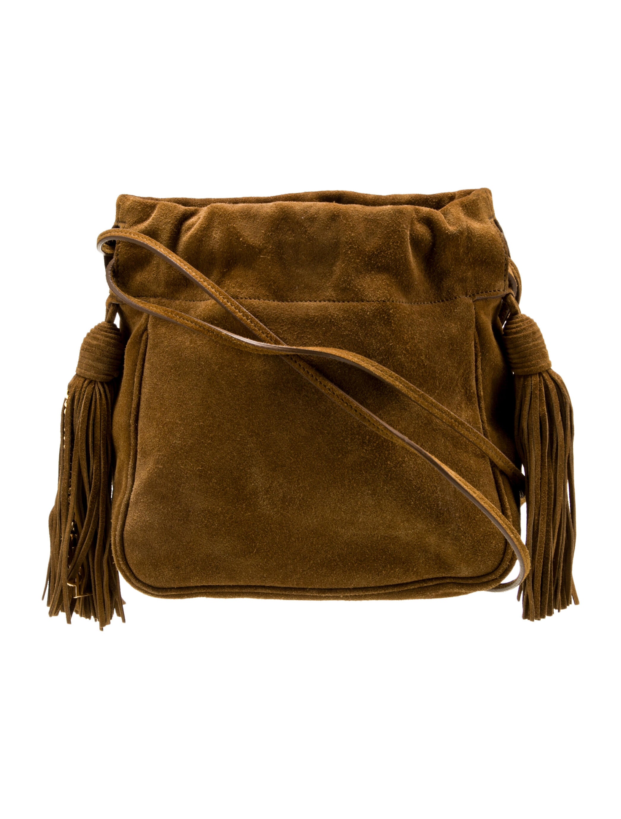 Saint Laurent Suede Bucket Bag