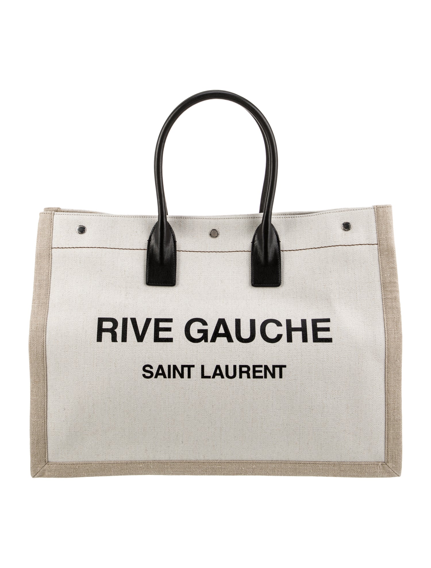 Saint Laurent Canvas Rive Gauche Large