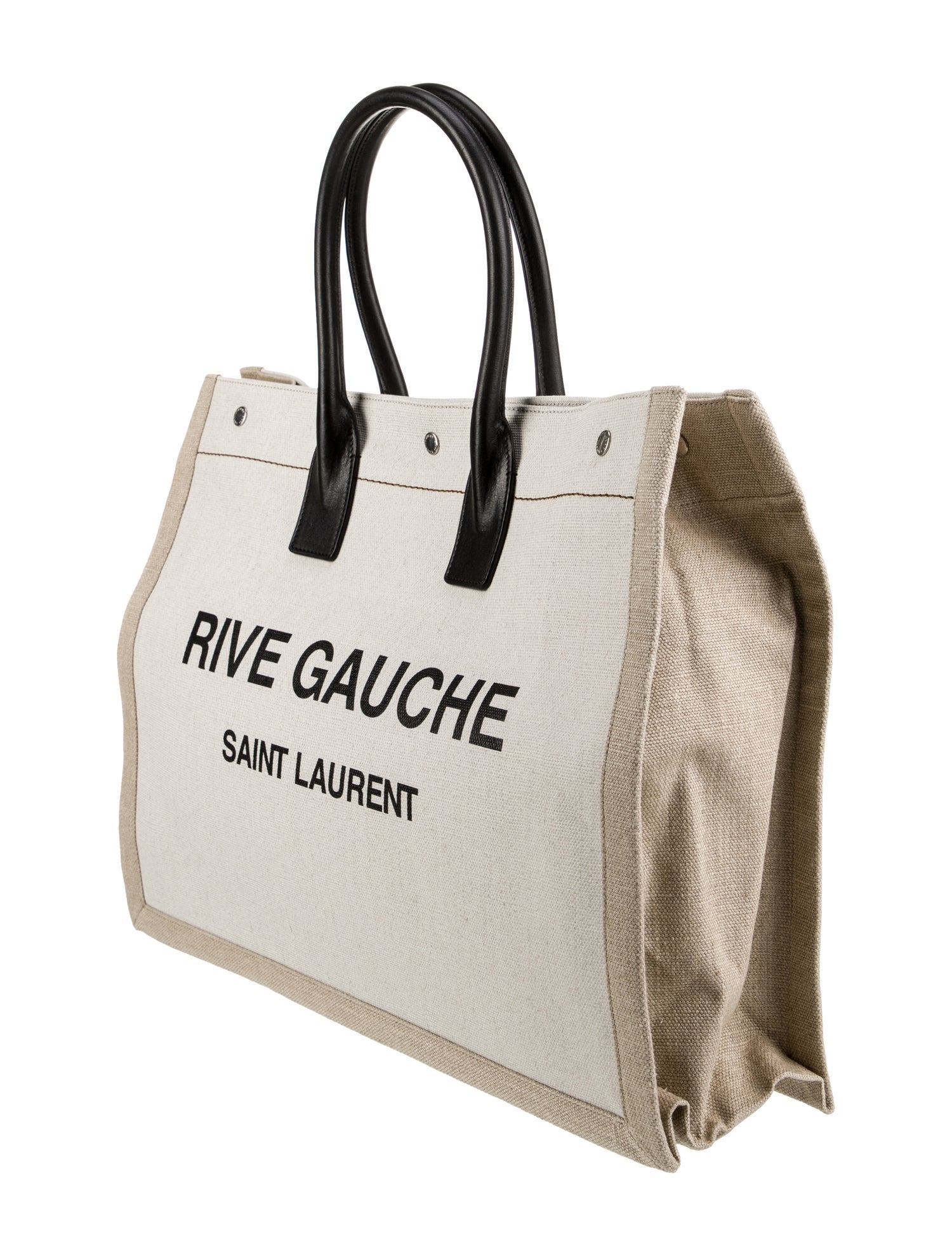 Saint Laurent Canvas Rive Gauche Large