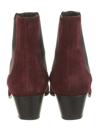 Saint Laurent Suede Chelsea Boots