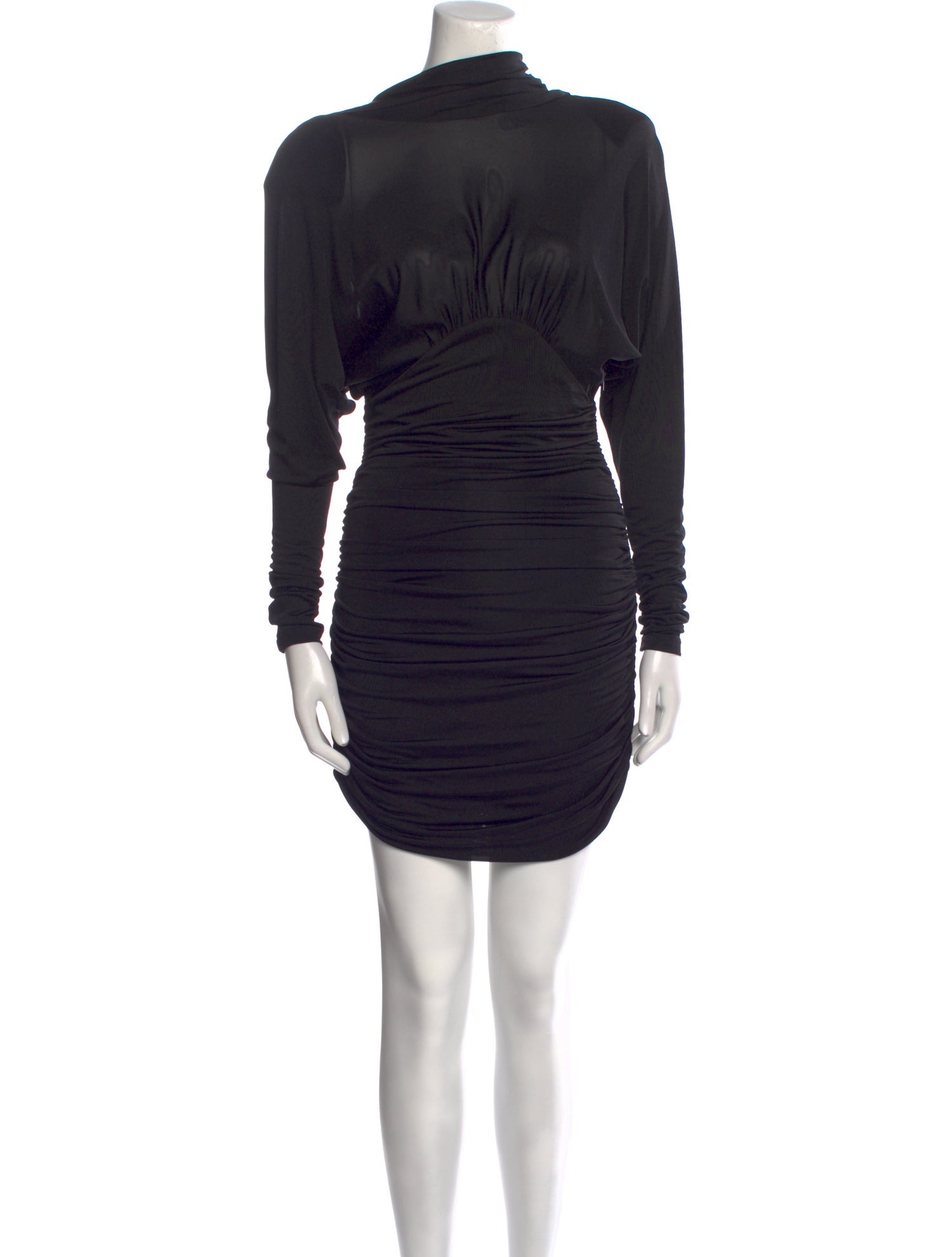Saint Laurent Mock Neck Knee-Length Dress w/ Tags