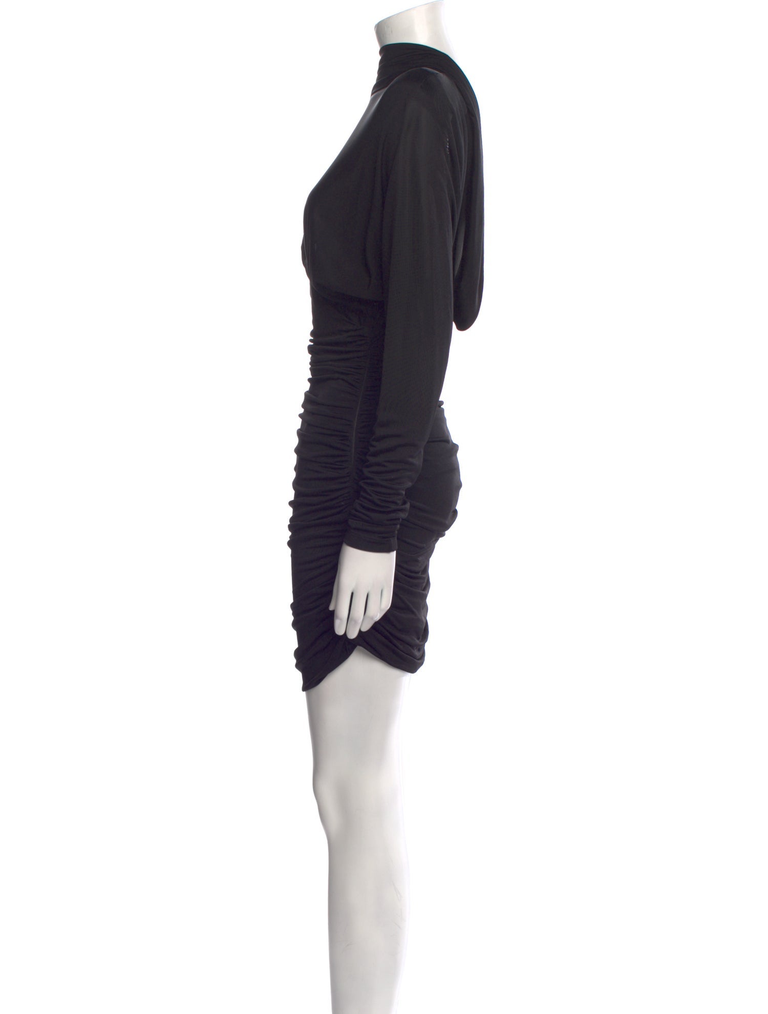 Saint Laurent Mock Neck Knee-Length Dress w/ Tags