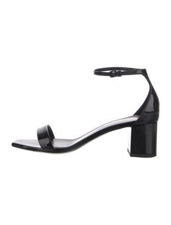Saint Laurent Patent Leather Sandals