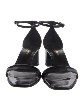 Saint Laurent Patent Leather Sandals