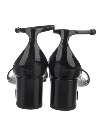 Saint Laurent Patent Leather Sandals