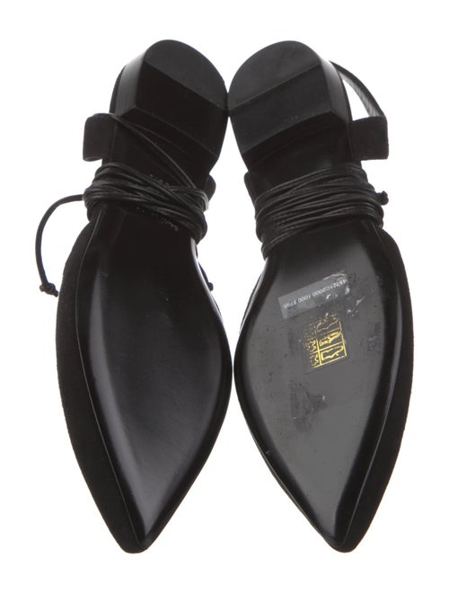 Saint Laurent Suede Slingback Flats