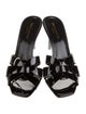 Saint Laurent Patent Leather Slides