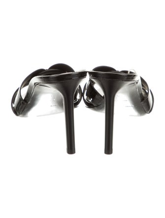 Saint Laurent Patent Leather Slides
