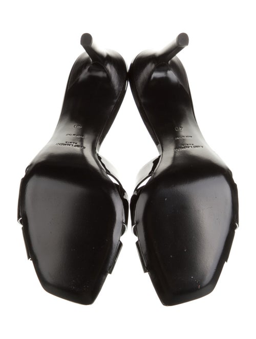 Saint Laurent Patent Leather Slides